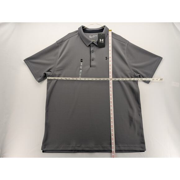 NWT Under Armour Men's UA Tech Polo in Graphite size 2XL - Picture 7 of 7